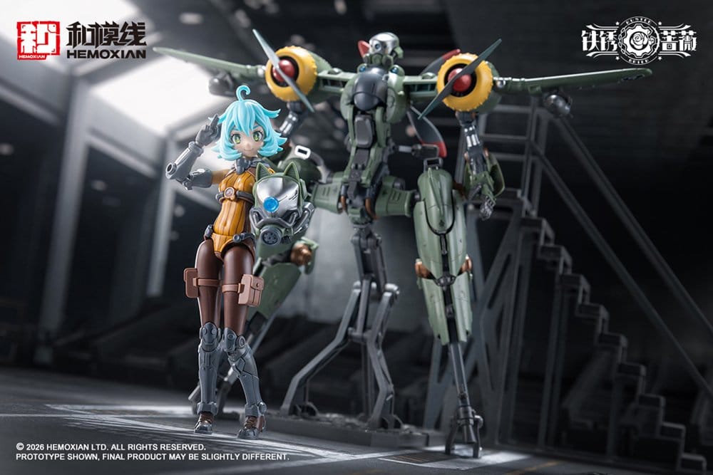 Rusted Brier Plastic Model Kit 1/12 Rhande Koskinen & RTP-10A cutting edge V-HS Tactical Fighter 20 cm Image 7