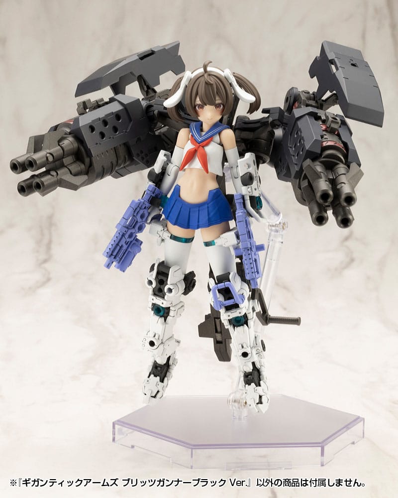 Gigantic Arms MSG Plastic Model Kit Blitz Gunner Black Ver. 13 cm Image 7