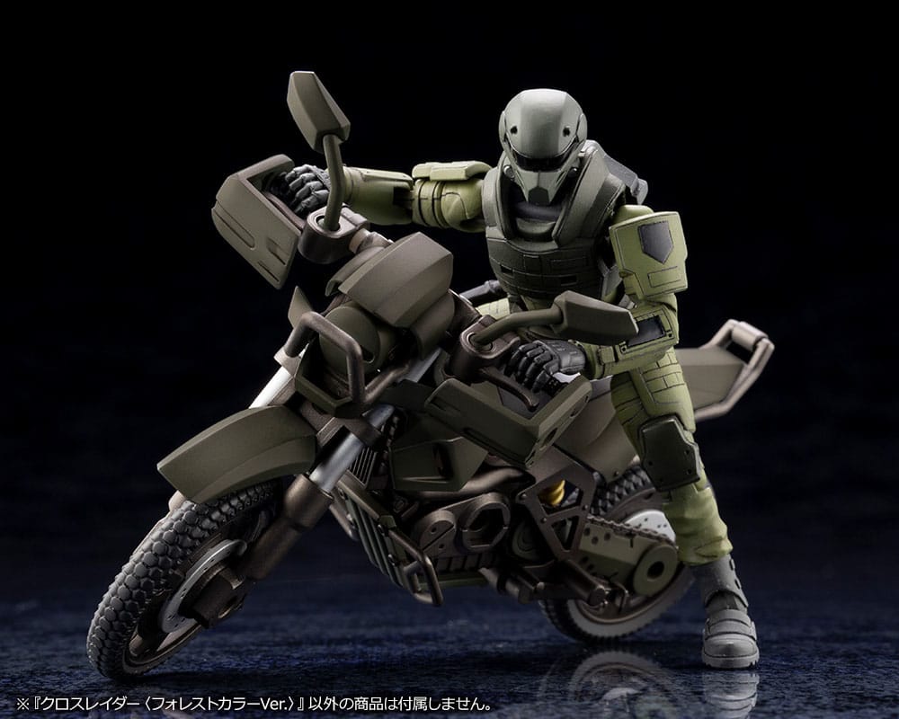 Hexa Gear Plastic Model Kit 1/24 Alternative Cross Rider Forest Color Ver. 10 cm Image 5