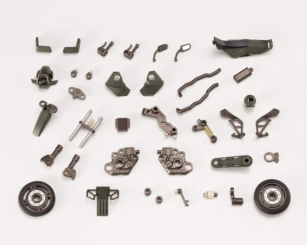 Hexa Gear Plastic Model Kit 1/24 Alternative Cross Rider Forest Color Ver. 10 cm Image 9