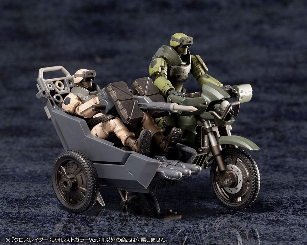 Hexa Gear Plastic Model Kit 1/24 Alternative Cross Rider Forest Color Ver. 10 cm Image 14