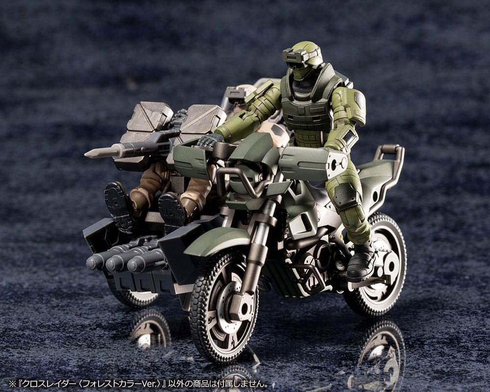 Hexa Gear Plastic Model Kit 1/24 Alternative Cross Rider Forest Color Ver. 10 cm Image 15