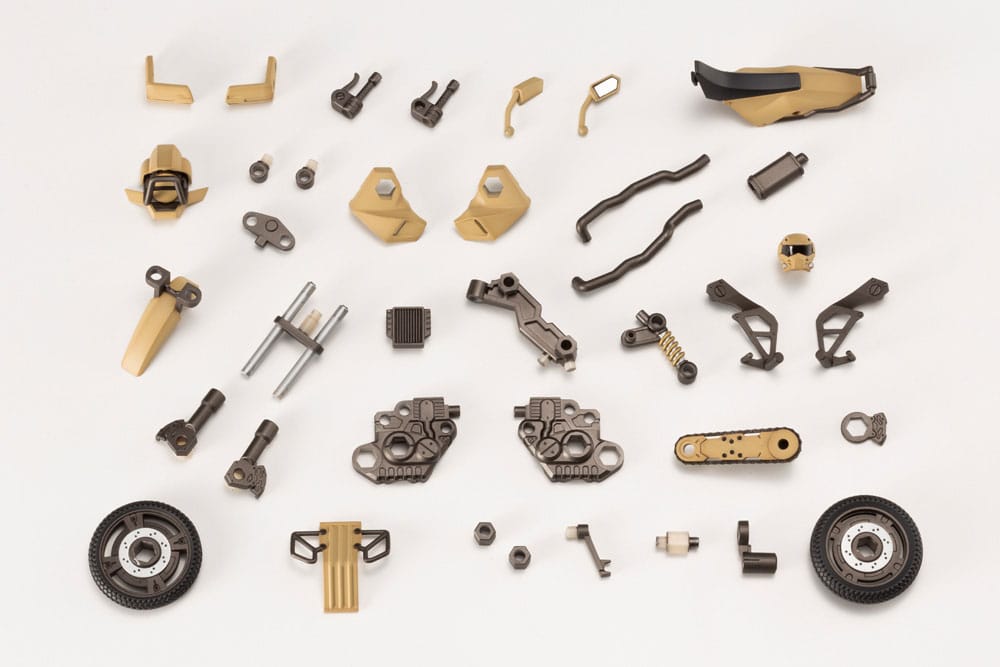 Hexa Gear Plastic Model Kit 1/24 Alternative Cross Rider Desert Color Ver. 10 cm Image 4