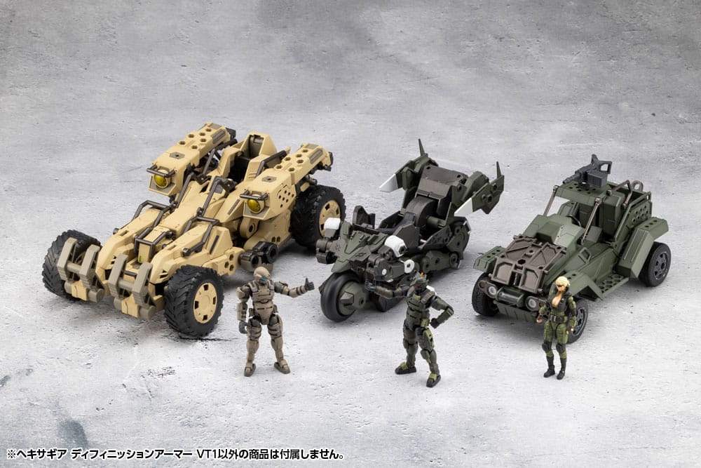 Hexa Gear Plastic Model Kit 1/24 Definition Armor VT1 12 cm Image 17