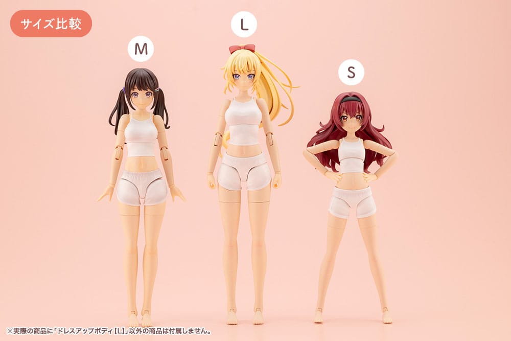 Sousai Shojo Teien Zubehör Set für 1/10 Actionfiguren Dress Up Body Size L Image 7