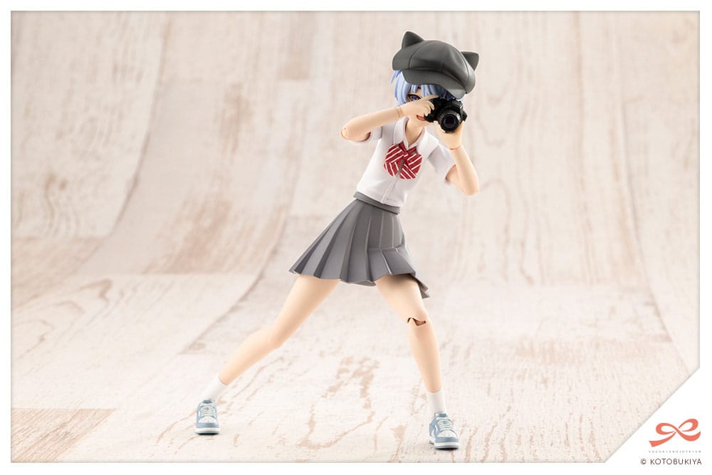 Sousai Shojo Teien Plastic Model Kit 1/10 Eimi Nijimura (Ryubu High School Summer Clothes) 16 cm Image 13