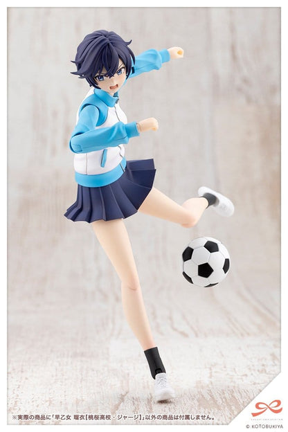 Sousai Shojo Teien Plastic Model Kit 1/10 Rui Saotome Touhou High School Tracksuit 16 cm Image 6