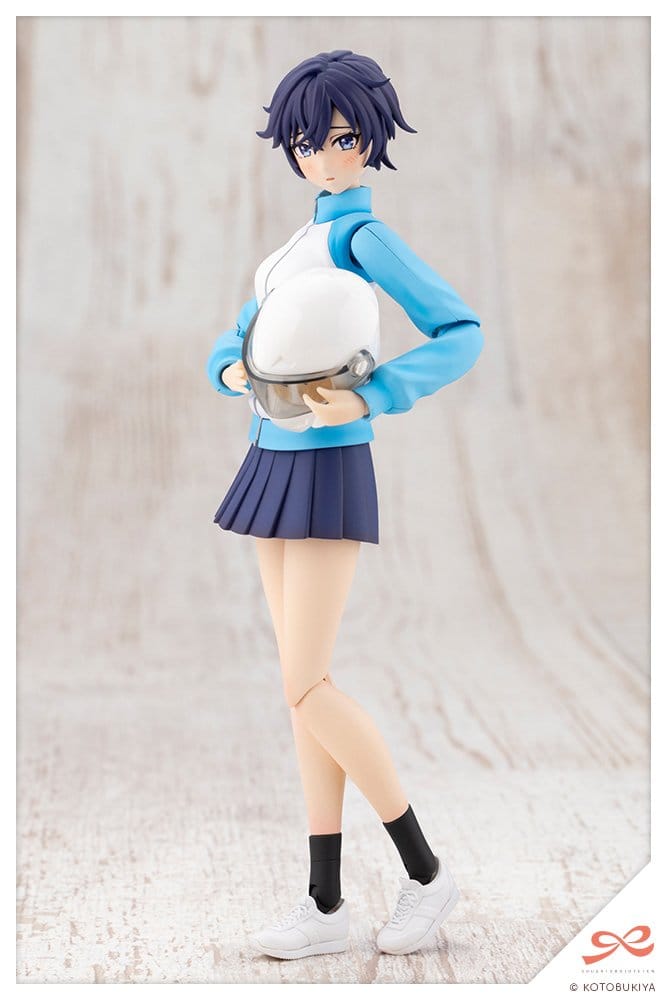 Sousai Shojo Teien Plastic Model Kit 1/10 Rui Saotome Touhou High School Tracksuit 16 cm Image 7