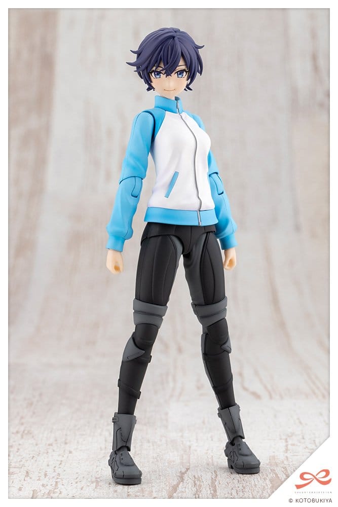 Sousai Shojo Teien Plastic Model Kit 1/10 Rui Saotome Touhou High School Tracksuit 16 cm Image 12