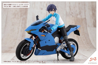 Sousai Shojo Teien Plastic Model Kit 1/10 Rui Saotome Touhou High School Tracksuit 16 cm Image 15
