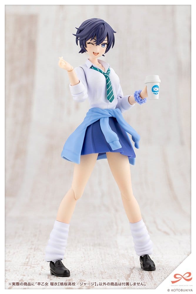 Sousai Shojo Teien Plastic Model Kit 1/10 Rui Saotome Touhou High School Tracksuit 16 cm Image 20