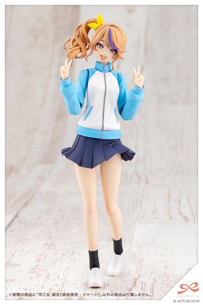 Sousai Shojo Teien Plastic Model Kit 1/10 Rui Saotome Touhou High School Tracksuit 16 cm Image 22