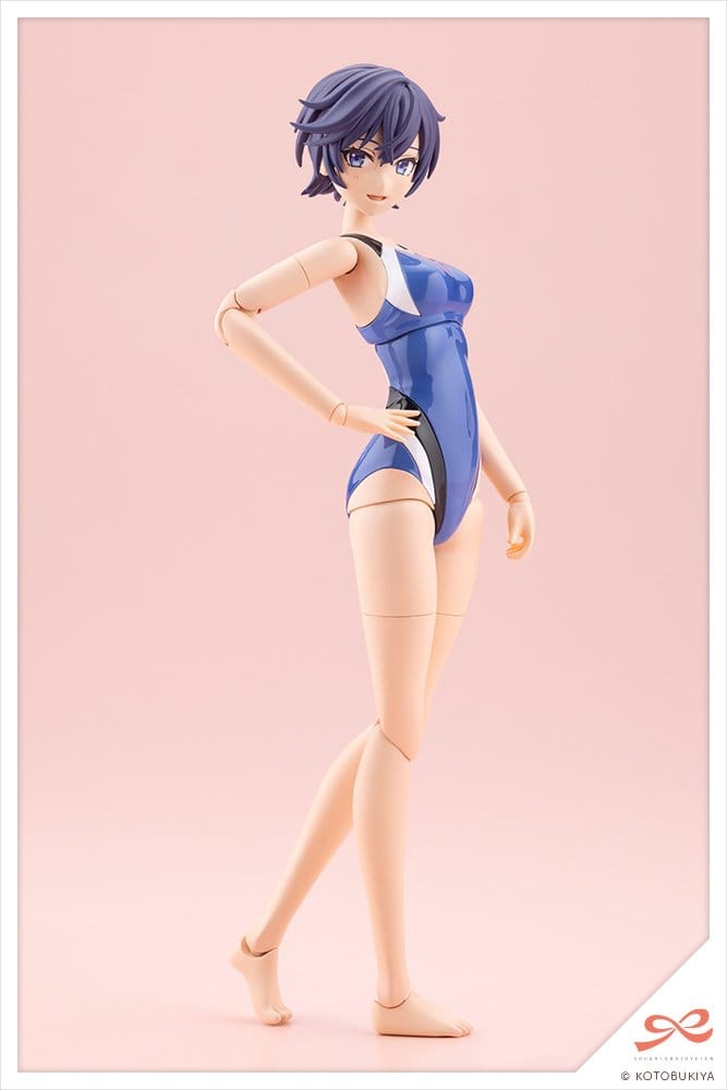 Sousaishojoteien Plastic Model Kit 1/10 Rui Saotome Touou High School Competitive Swimsuit 16 cm Image 2