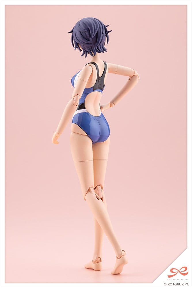 Sousaishojoteien Plastic Model Kit 1/10 Rui Saotome Touou High School Competitive Swimsuit 16 cm Image 3