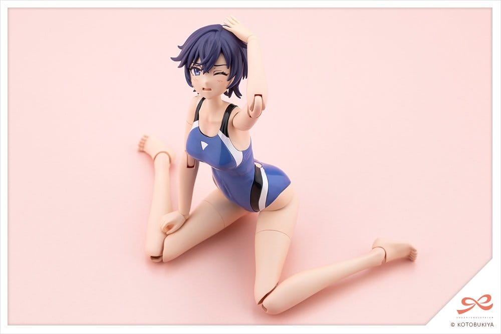 Sousaishojoteien Plastic Model Kit 1/10 Rui Saotome Touou High School Competitive Swimsuit 16 cm Image 6