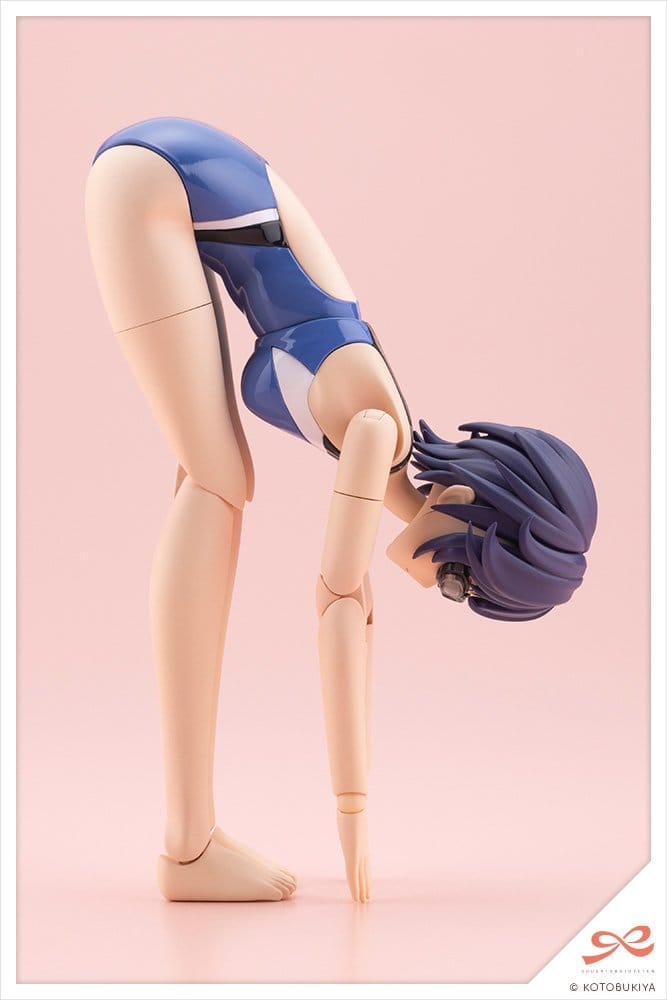 Sousaishojoteien Plastic Model Kit 1/10 Rui Saotome Touou High School Competitive Swimsuit 16 cm Image 8