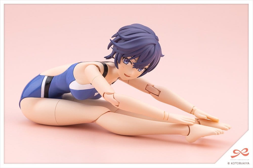 Sousaishojoteien Plastic Model Kit 1/10 Rui Saotome Touou High School Competitive Swimsuit 16 cm Image 11