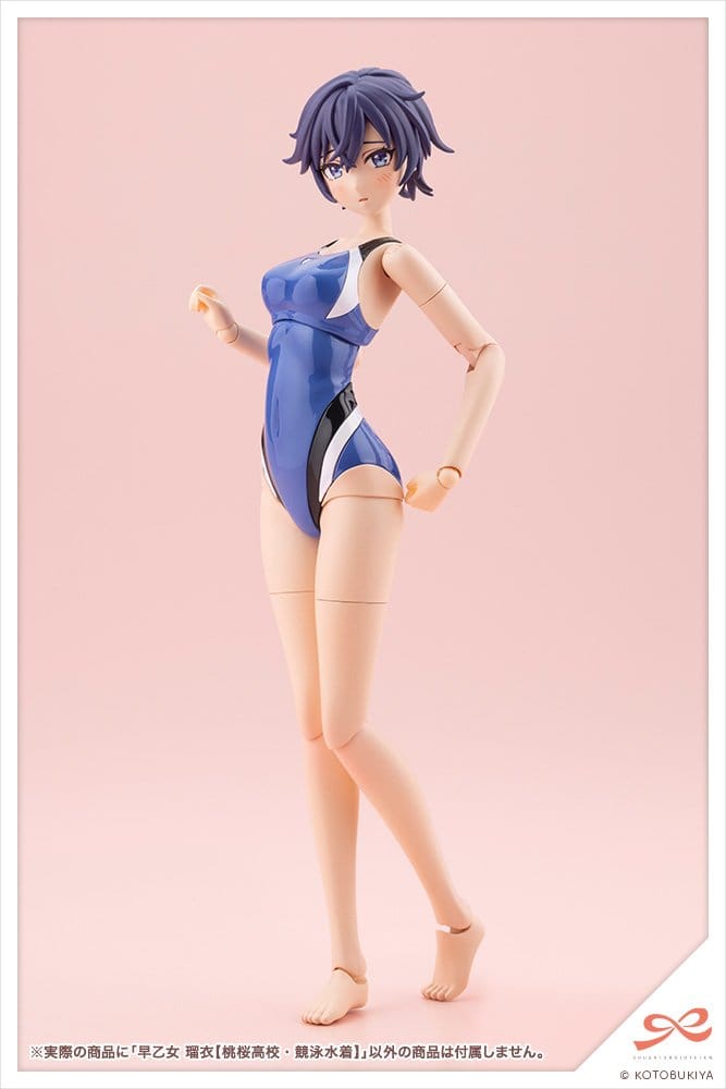Sousaishojoteien Plastic Model Kit 1/10 Rui Saotome Touou High School Competitive Swimsuit 16 cm Image 13