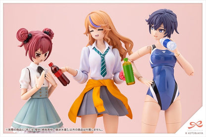 Sousaishojoteien Plastic Model Kit 1/10 Rui Saotome Touou High School Competitive Swimsuit 16 cm Image 14