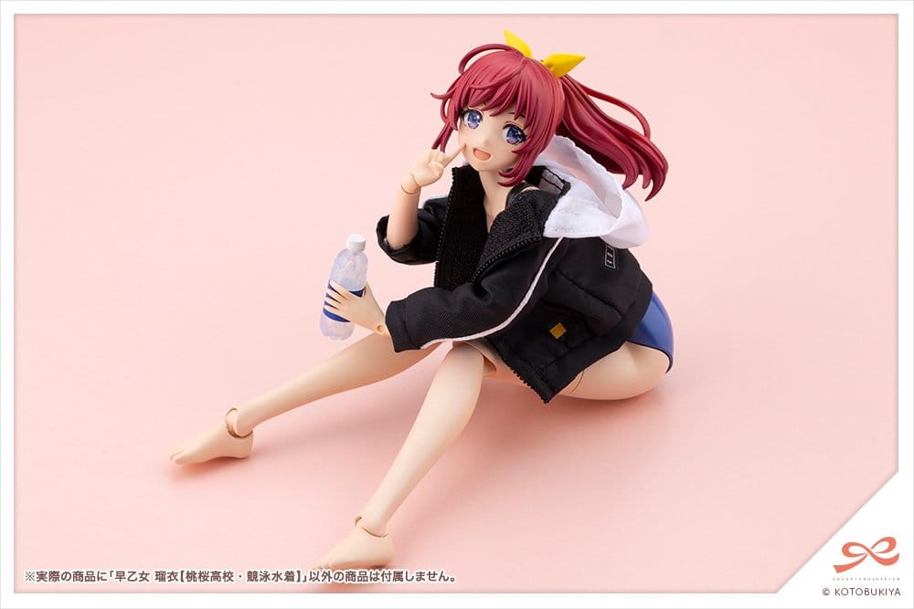 Sousaishojoteien Plastic Model Kit 1/10 Rui Saotome Touou High School Competitive Swimsuit 16 cm Image 17