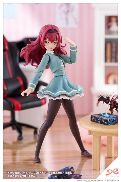 Sousai Shojo Teien Plastic Model Kit 1/10 Emma Koishikawa (St. Iris Gakuen Girl´s High School Winter Clothes) 14 cm Image 3