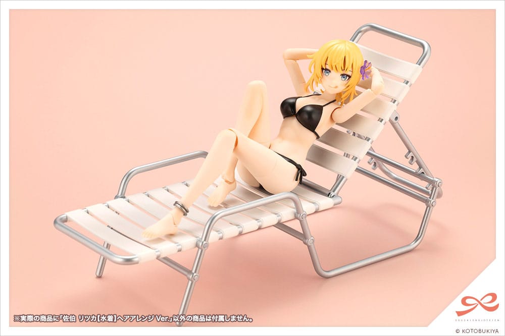 Sousai Shojo Teien Plastic Model Kit 1/10 Ritsuka Saeki (Swim Style) Hair Arrange Ver. 16 cm Image 15