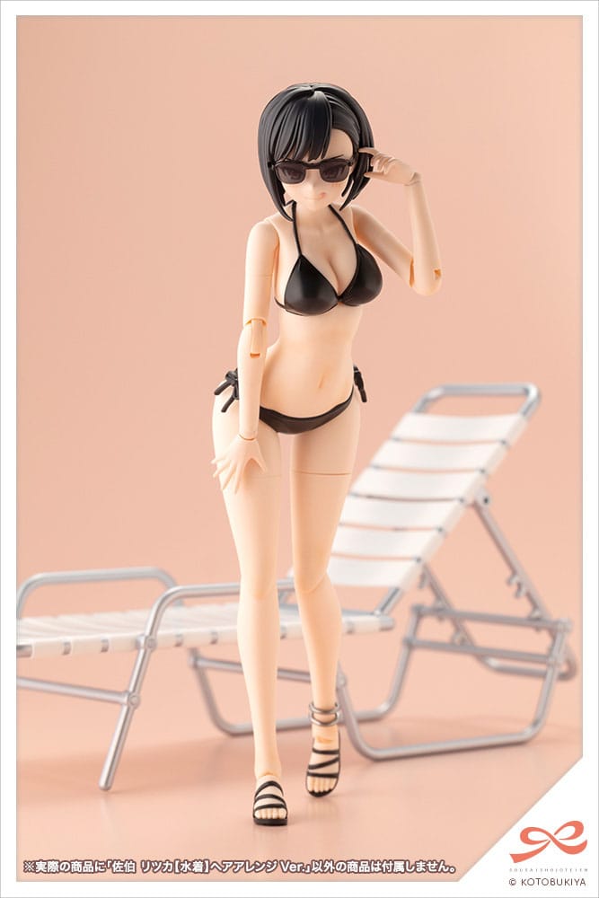 Sousai Shojo Teien Plastic Model Kit 1/10 Ritsuka Saeki (Swim Style) Hair Arrange Ver. 16 cm Image 17