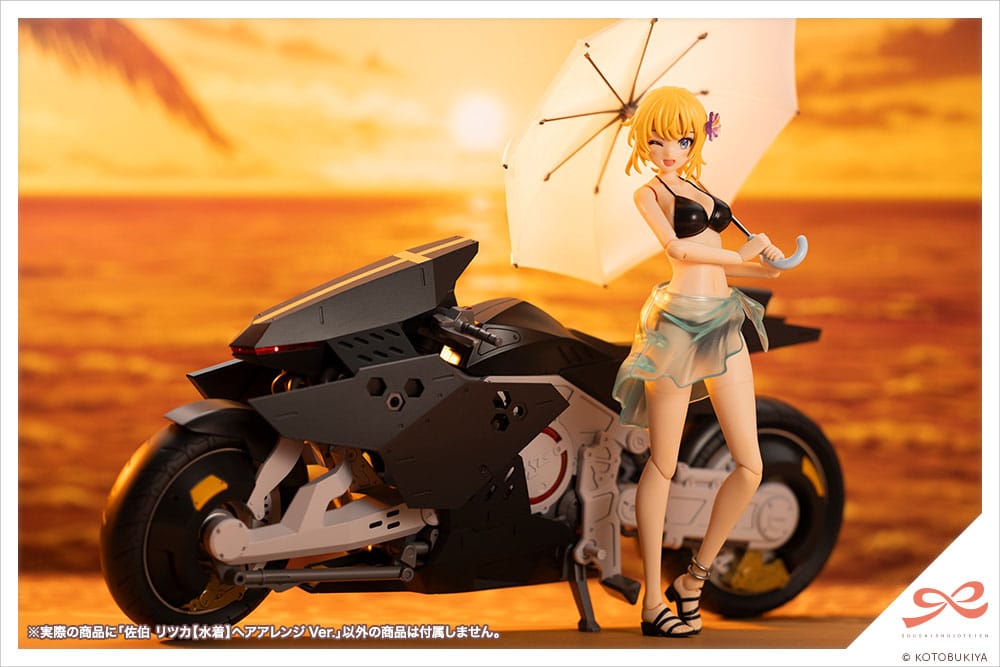 Sousai Shojo Teien Plastic Model Kit 1/10 Ritsuka Saeki (Swim Style) Hair Arrange Ver. 16 cm Image 21