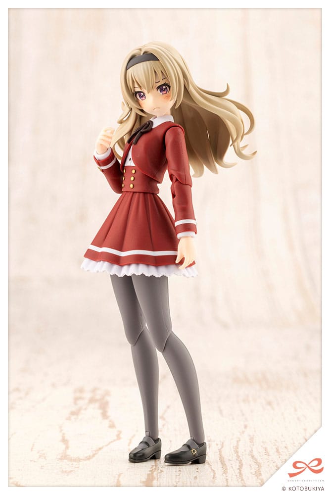 Sousai Shojo Teien Plastic Model Kit 1/10 Emma Koishikawa (St. Iris Gakuen Girl´s High School Winter Clothes) Dreaming Style Imperial Rose 14 cm Image 6