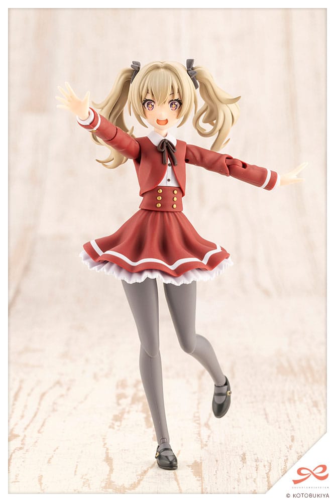 Sousai Shojo Teien Plastic Model Kit 1/10 Emma Koishikawa (St. Iris Gakuen Girl´s High School Winter Clothes) Dreaming Style Imperial Rose 14 cm Image 12