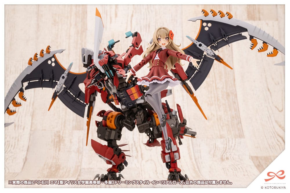 Sousai Shojo Teien Plastic Model Kit 1/10 Emma Koishikawa (St. Iris Gakuen Girl´s High School Winter Clothes) Dreaming Style Imperial Rose 14 cm Image 17