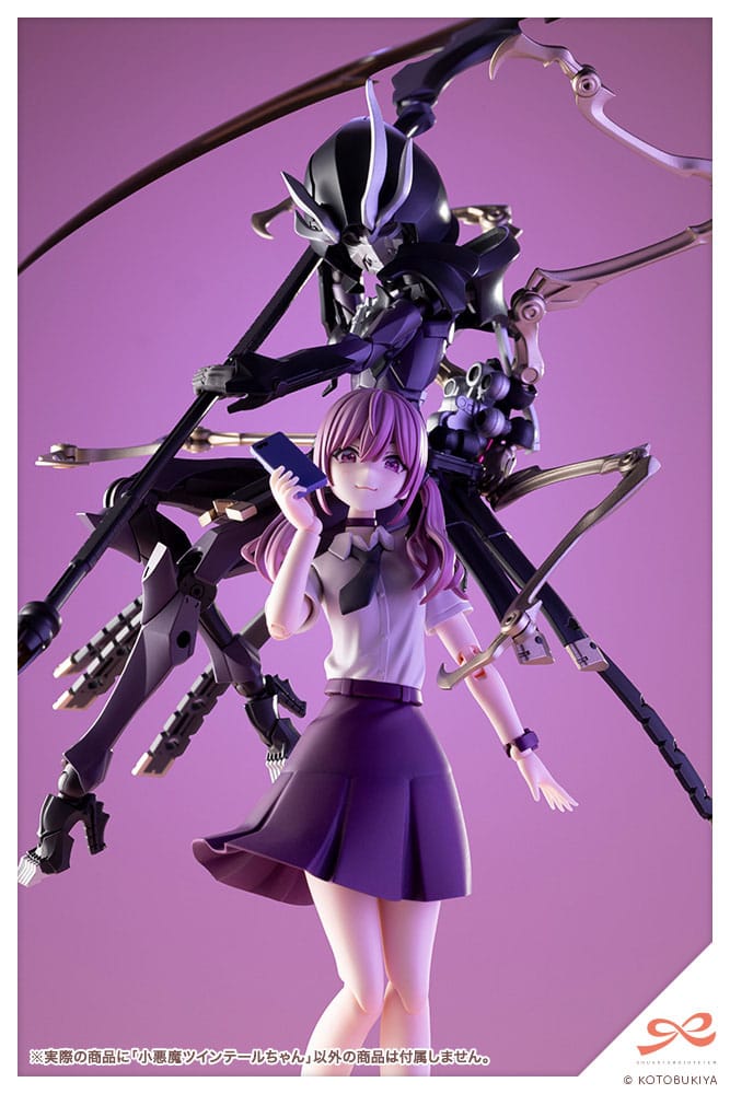 Sousai Shojo Teien Plastic Model Kit 1/10 Little Devil Twin Tails 15 cm Image 8