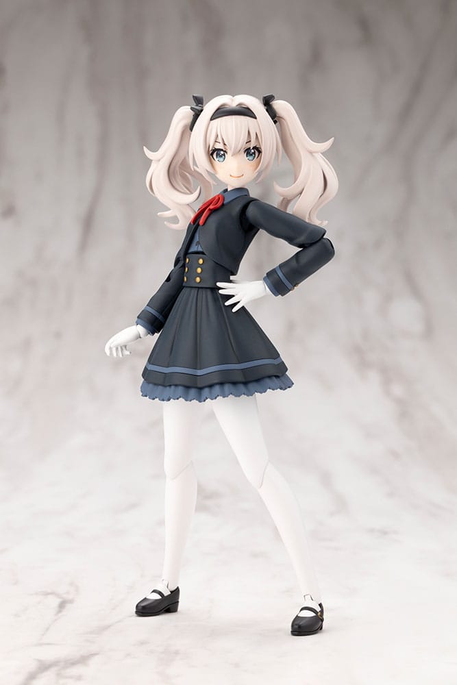 Sousai Shojo Teien Plastic Model Kit 1/10 Emma Koishikawa Nocturne with Honda AB12 Motocompo 14 cm Image 3