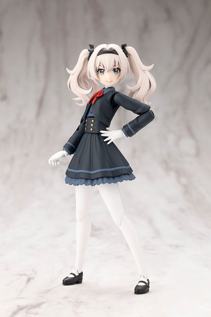 Sousai Shojo Teien Plastic Model Kit 1/10 Emma Koishikawa Nocturne with Honda AB12 Motocompo 14 cm Image 3