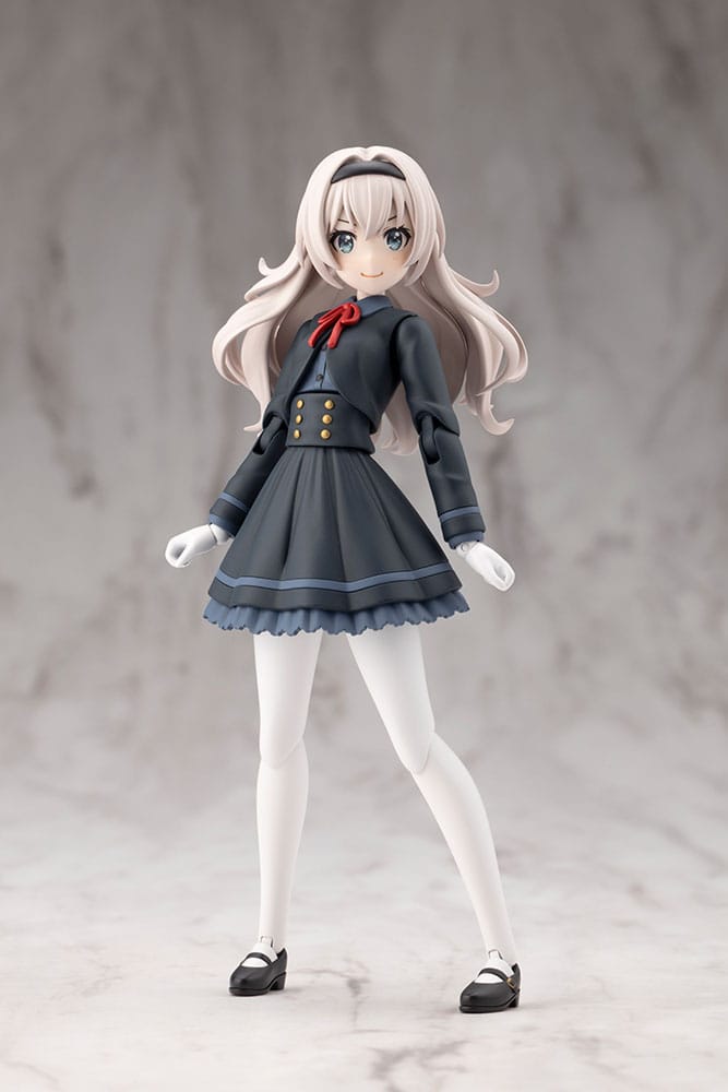 Sousai Shojo Teien Plastic Model Kit 1/10 Emma Koishikawa Nocturne with Honda AB12 Motocompo 14 cm Image 6