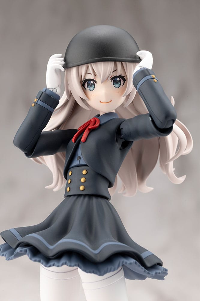 Sousai Shojo Teien Plastic Model Kit 1/10 Emma Koishikawa Nocturne with Honda AB12 Motocompo 14 cm Image 8