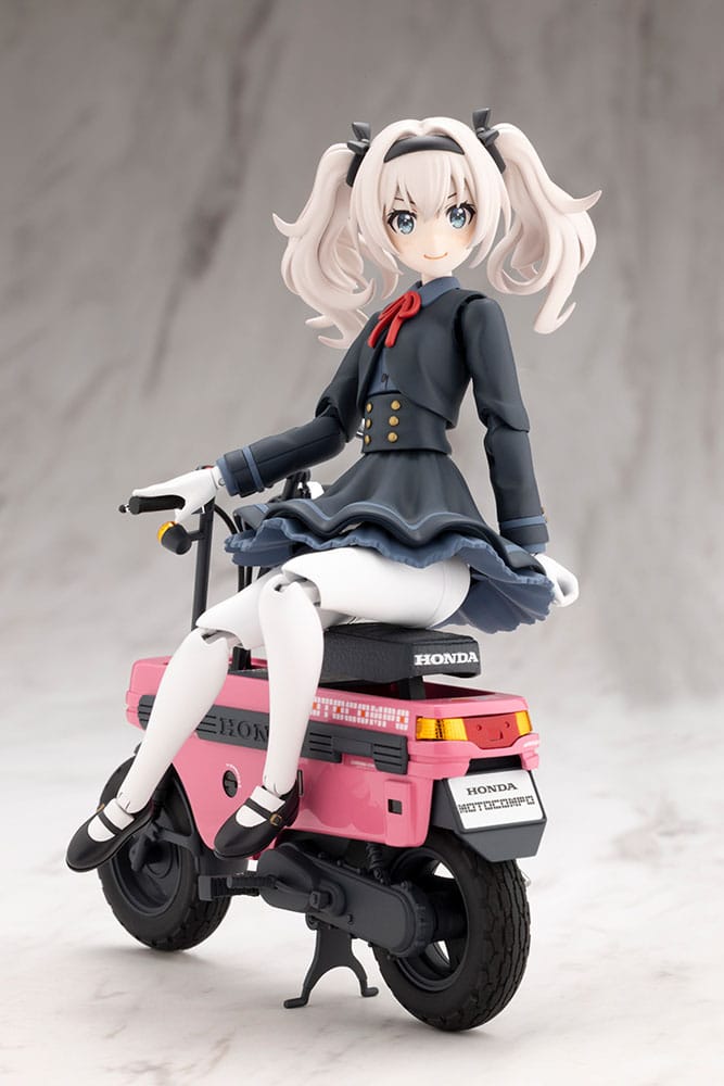 Sousai Shojo Teien Plastic Model Kit 1/10 Emma Koishikawa Nocturne with Honda AB12 Motocompo 14 cm Image 14