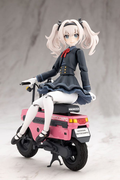 Sousai Shojo Teien Plastic Model Kit 1/10 Emma Koishikawa Nocturne with Honda AB12 Motocompo 14 cm Image 14