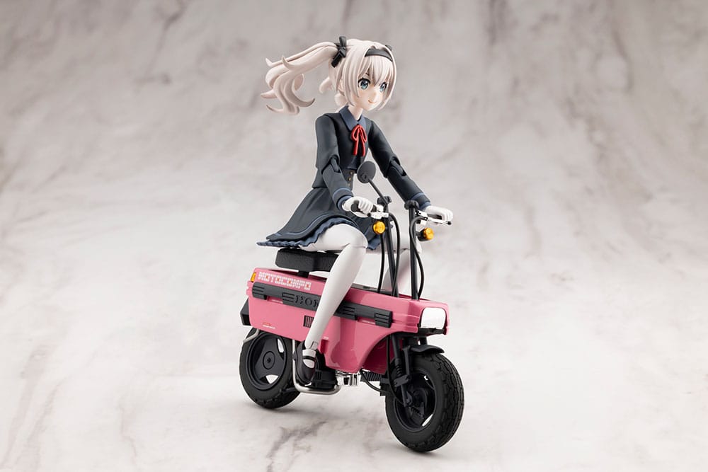 Sousai Shojo Teien Plastic Model Kit 1/10 Emma Koishikawa Nocturne with Honda AB12 Motocompo 14 cm Image 15