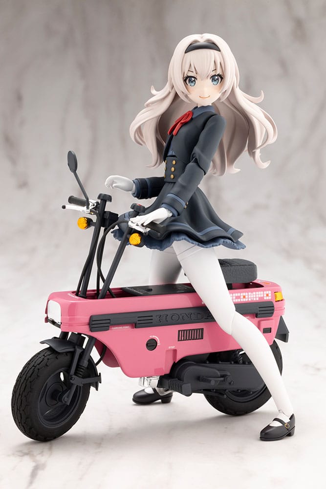Sousai Shojo Teien Plastic Model Kit 1/10 Emma Koishikawa Nocturne with Honda AB12 Motocompo 14 cm Image 16