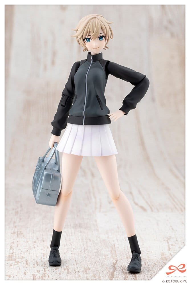 Sousai Shojo Teien Plastic Model Kit 1/10 Rui Saotome Touhou High School Tracksuit Dreaming Style Midnight Onyx 16 cm Image 1