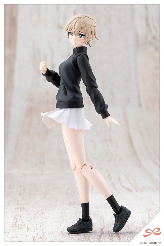 Sousai Shojo Teien Plastic Model Kit 1/10 Rui Saotome Touhou High School Tracksuit Dreaming Style Midnight Onyx 16 cm Image 5