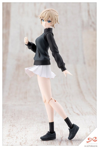 Sousai Shojo Teien Plastic Model Kit 1/10 Rui Saotome Touhou High School Tracksuit Dreaming Style Midnight Onyx 16 cm Image 5