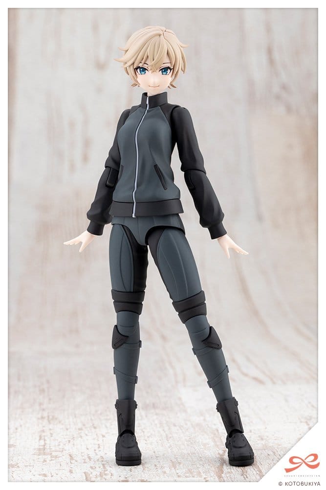 Sousai Shojo Teien Plastic Model Kit 1/10 Rui Saotome Touhou High School Tracksuit Dreaming Style Midnight Onyx 16 cm Image 7