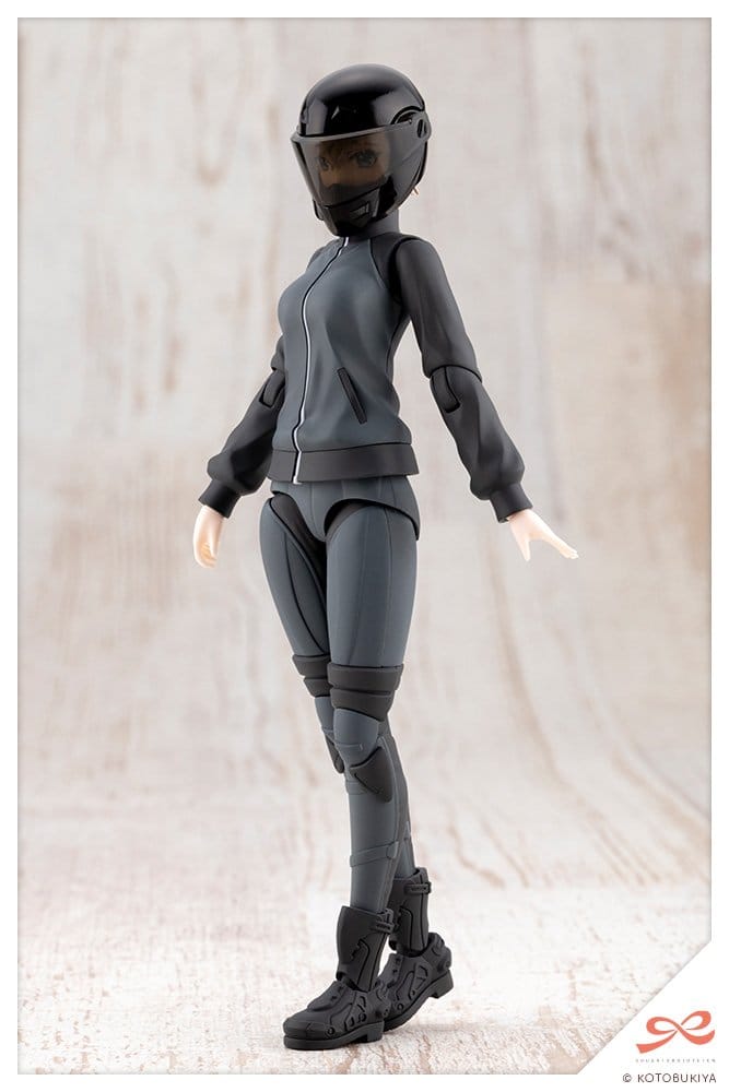 Sousai Shojo Teien Plastic Model Kit 1/10 Rui Saotome Touhou High School Tracksuit Dreaming Style Midnight Onyx 16 cm Image 9