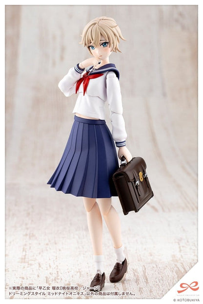 Sousai Shojo Teien Plastic Model Kit 1/10 Rui Saotome Touhou High School Tracksuit Dreaming Style Midnight Onyx 16 cm Image 16