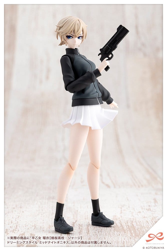 Sousai Shojo Teien Plastic Model Kit 1/10 Rui Saotome Touhou High School Tracksuit Dreaming Style Midnight Onyx 16 cm Image 18