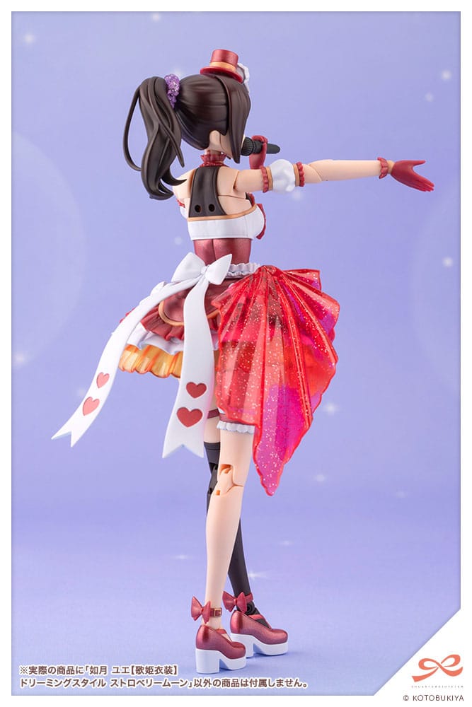 Sousai Shojo Teien Plastic Model Kit 1/10 Yue Kisaragi Diva Costume Dreaming Style Strawberry Moon 16 cm Image 16