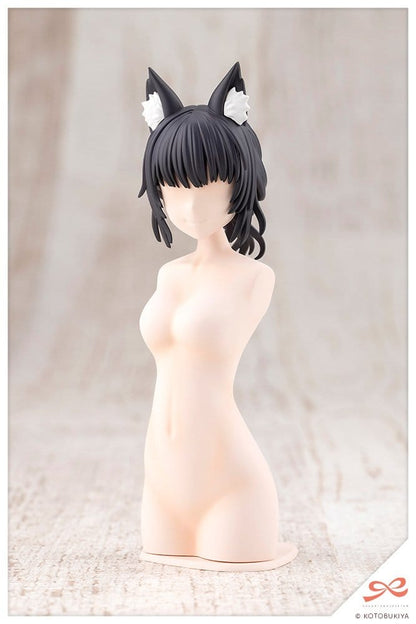 Sousai Shojo Teien Model Kit Zubehör-Set Arranged Wigs Animal Ears Messy Bun Fox 9 cm Image 2