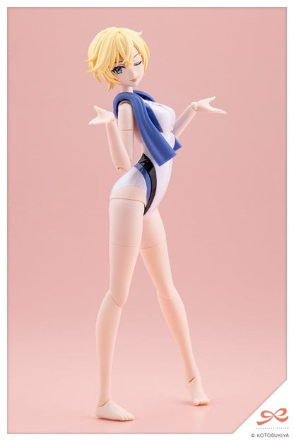 Sousaishojoteien Plastic Model Kit 1/10 Rui Saotome Touou High School Competitive Swimsuit Dreaming Style White Dolphin 16 cm Image 2